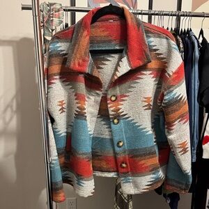 Women's Multicolor Patterned Jacket